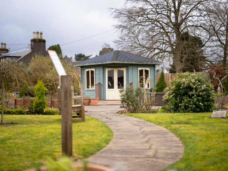 Beech Manor Garden with central Summer House